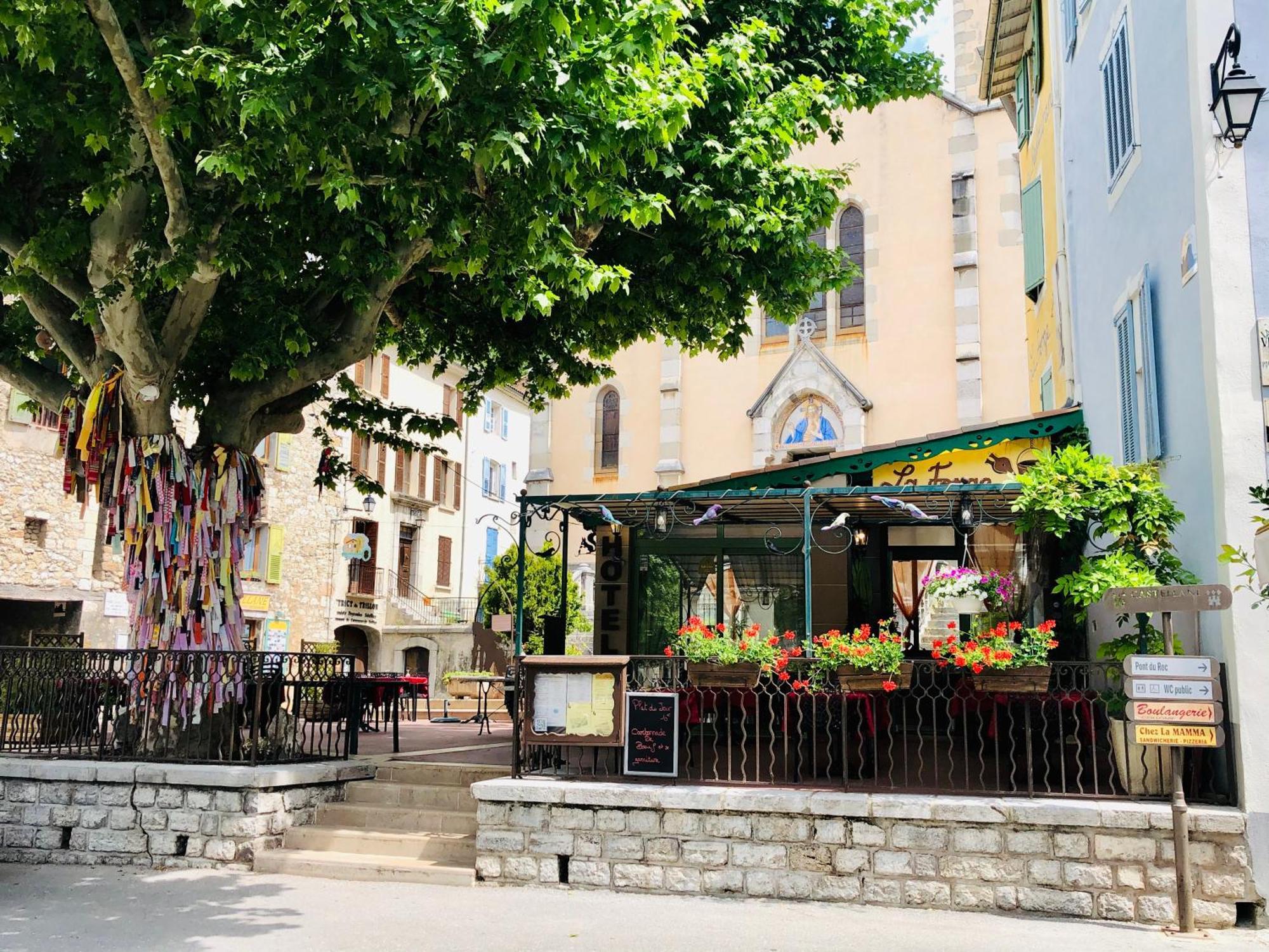 Hotel Restaurant La Forge Castellane Exterior foto